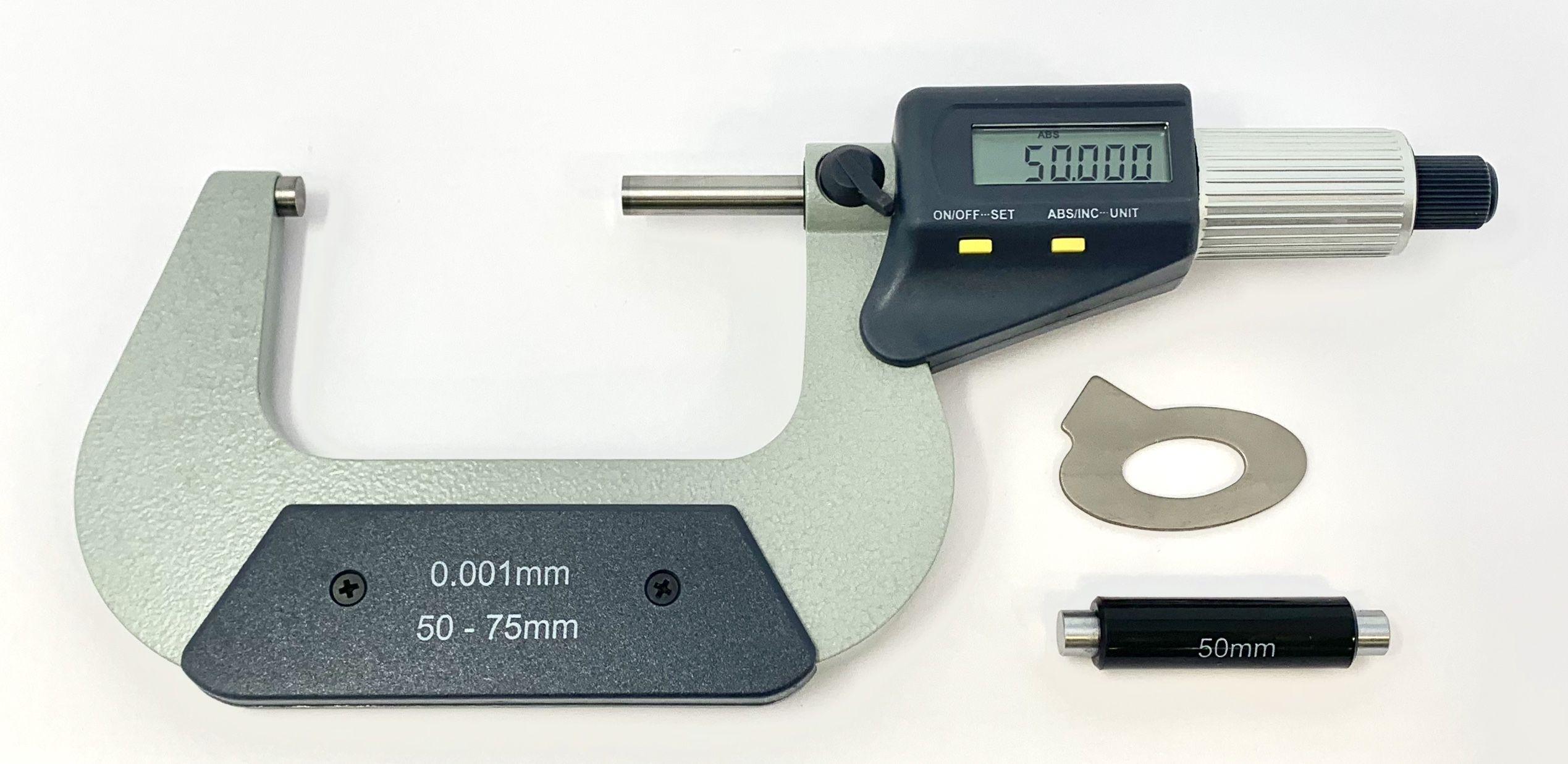 Micrómetro digital exteriores diámetro 6.5 mm. 50 - 75 mm.